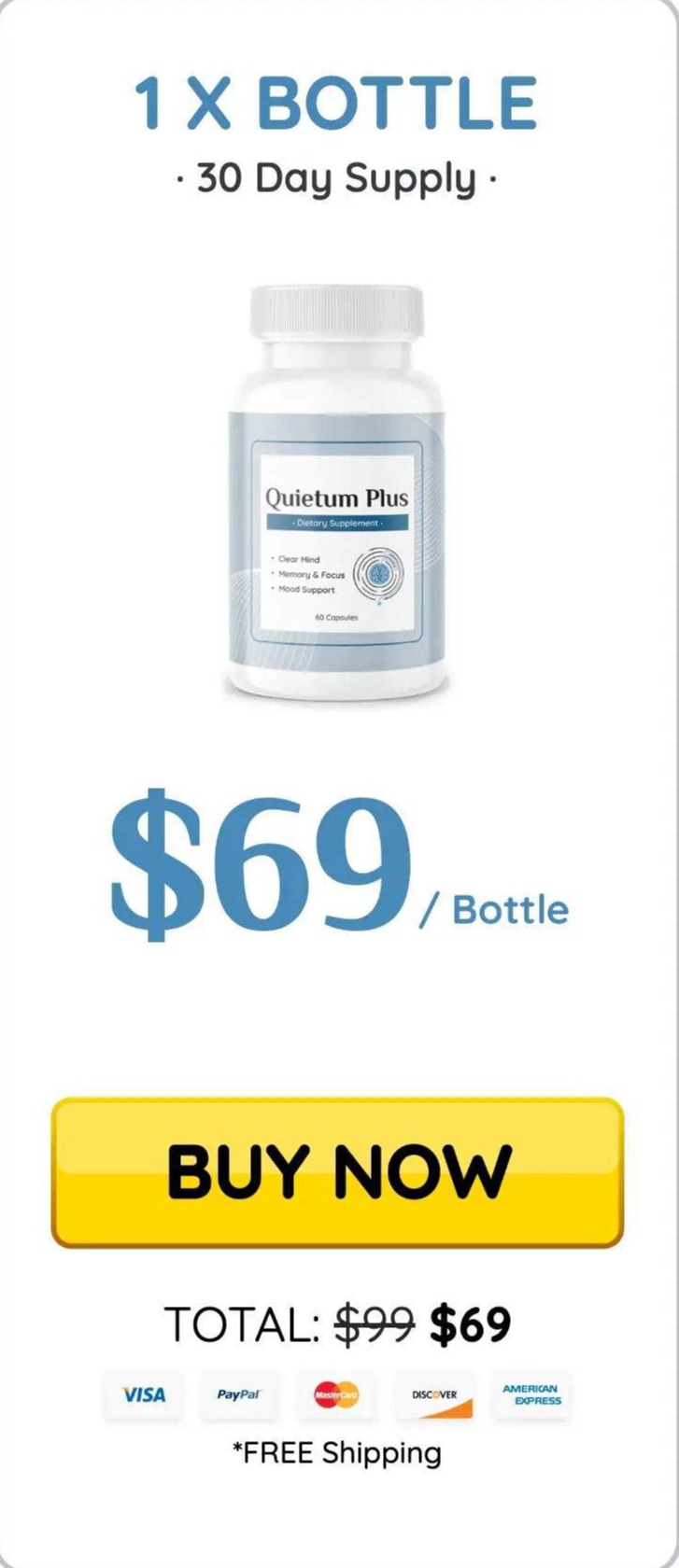 Quietum Plus Order 1 Bottle